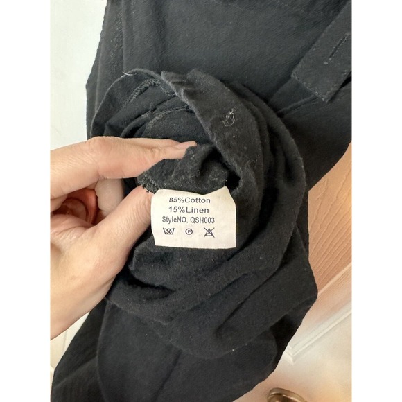 Unbranded Women's Black Lightweight Polyester Slim Hem Overall Size M (6-8) - Picture 6 of 9